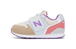Низкие детские кроссовки с амортизацией Greige Infant And Toddler New Balance, бежевые