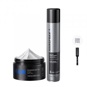 Мужской спрей для укладки волос увлажняющий уход стойкий аромат Korean grain