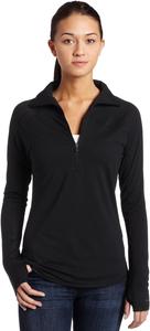 Футболка Columbia Women's Anytime 1/2 Zip Knit Top, Black