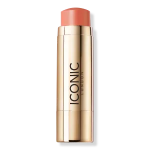 Кремово-пудровые разглаживающие румяна-стик ICONIC LONDON, Mimosa (vibrant peachy coral)