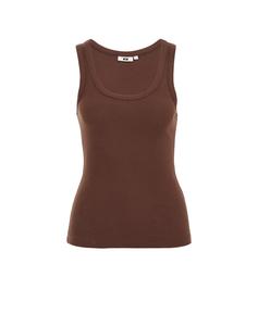 Топ WE Fashion, коричневый