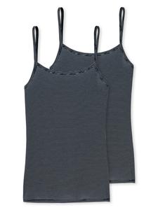 Топ Schiesser Spaghetti Modal Essentials, синий