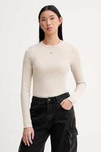 Лонгслив Tommy Jeans, бежевый
