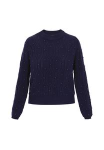 Свитер faina, темно-синий