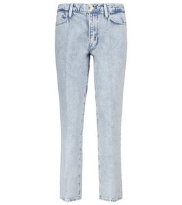 Укороченные джинсы Le High Straight Frame, Whisper