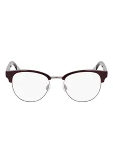 Очки в полуободковой оправе Nike, красный