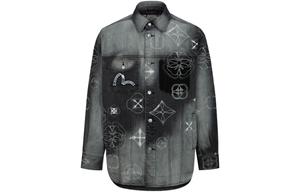 Джинсовая куртка мужская черная EVISU