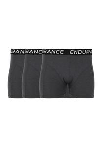 Боксеры Burke в практичной упаковке из 3 штук ENDURANCE, цвет Dark Grey Melange