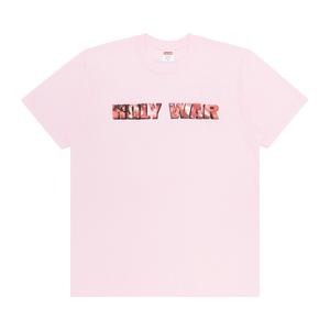 Футболка Supreme Holy War, светло-розовая
