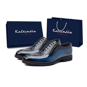 Kaltendin Мужские туфли черно-синие, цвет Blue