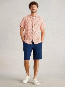 Льняные хлопковые шорты с кулиской White Stuff, Dark Navy