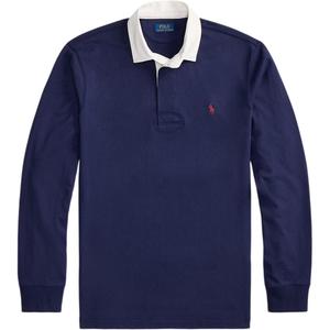 Регбийная поло-рубашка с вышитым логотипом Polo Ralph Lauren, newport marine синий