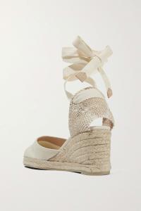 CASTAÑER эспадрильи Carina 60 на танкетке, слоновая кость