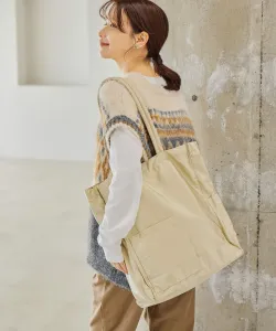 Разнообразная большая сумка-тоут с 7 карманами Studio Clip, цвет Ivory(52)