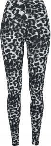 Леггинсы Urban Classics Ladies Soft AOP Leggings, леопардовый