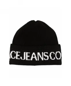 Черная шляпа и шапка-бини 71hazk40zg020l01 Versace Jeans Couture, черный