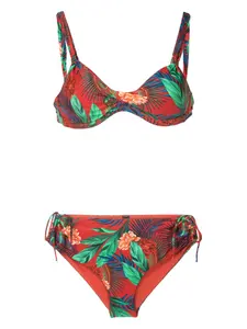 Бикини Marcela с цветочным принтом Lygia & Nanny, красный