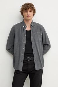 Хлопковая рубашка MIKE Pepe Jeans, серый