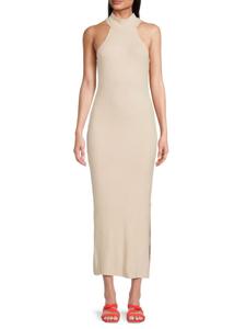 Платье макси с разрезом по бокам The Range, цвет Limestone
