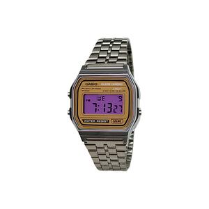 CASIO Часы Retrofit Series Quartz Movement Stainless Steel Strap Watch Men's Watch Gold Dial