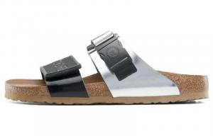 Вьетнамки Birkenstock унисекс, Black/Silver