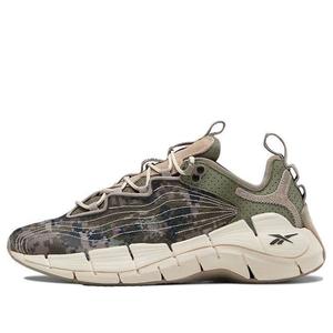 Беговые кроссовки Reebok Billionaire Boys Club x Zig Kinetica 2 'Digi-Camo', зеленый