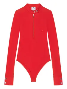 Боди на молнии Courrèges, красный