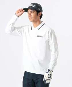 Orange label/рубашка-поло с длинным рукавом и ребристой отделкой сухая, уф-стойкая, эластичная Beams Golf Orange Label, цвет White