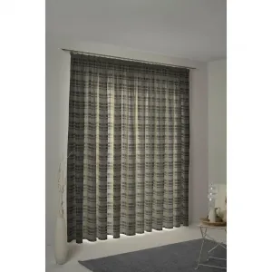 Штора Laufenberg с присборенной лентой, 1 шт. Wirth, Moosgrün