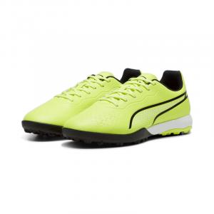 Бутсы KING MATCH TT для взрослых PUMA Electric Lime Black Green