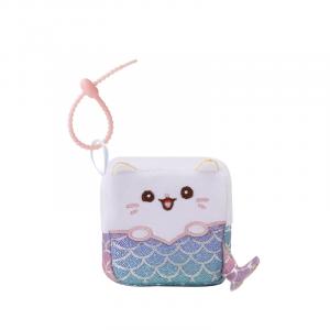 Кубик коллекции спутников игрушка-антистресс подвеска/плюшевая кукла высота 7см/10см CozyWorld, Kitten Mermaid-7cm