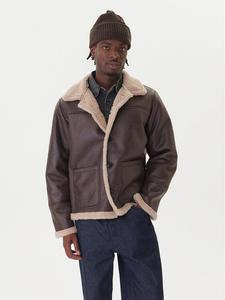 Куртка из искусственной кожи regular fit Cambridge 12282946 Jack & Jones, коричневый