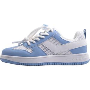 Детские кроссовки для скейтбординга с противоскользящим покрытием и износостойкостью Pony, белый/синий