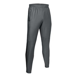 Брюки twister workout training pants 'pitch grey' Under Armour, серый