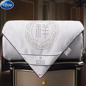 Disney Шелковое одеяло 150х200 см, 3 кг, 100% шелк тутового шелкопряда, хлопковая ткань, белое