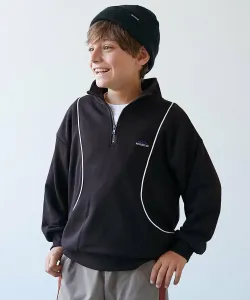 Толстовка с застежкой-молнией до середины груди, модель 25AW Devirock, цвет 003-Black