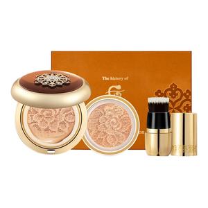 Флюидальный сияющий крем-пудра Air Cushion для стойкого осветления тона кожи Natural 15g + сменный блок The History Of Whoo