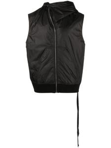 Rick Owens DRKSHDW худи на молнии с накладным карманом, черный