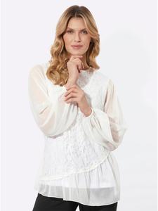 Блузка Sieh an!, экрю