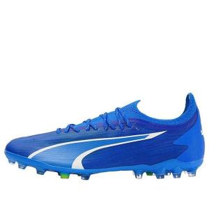 Кроссовки ultra ultimate mg 'ultra blue white/pro green Puma, синий