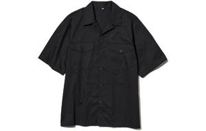 Рубашка мужская Uniqlo, черный