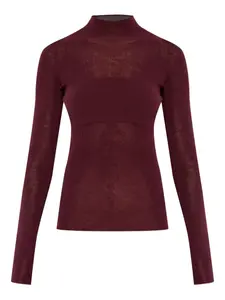 Свитер с аппликацией «Медуза» Versace, красный