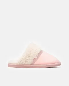 Открытые женские домашние тапочки с меховой подкладкой Xti, розовый