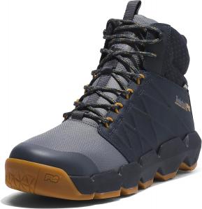 Timberland PRO мужские Morphix 6 дюймов ботинки-кроссовки с композитным защитным носком, водонепроницаемые, для работы и повседневной носки, Grey/Navy-2024 New