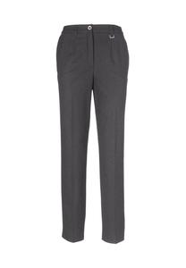 Короткий размер: удобные брюки Anna со стрелками Goldner, серый