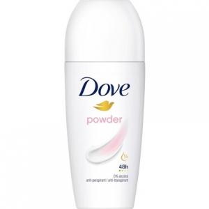 Шариковый дезодорант-антиперспирант Dove Powder с увлажняющим кремом на ¼ 50 мл Whitelisted