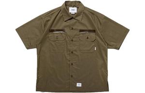 WTAPS Мужская рубашка коричневого цвета