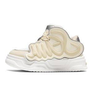 Износостойкие низкие повседневные туфли унисекс Dao Tu Sen, White Black (Mf0036-2 Letter-Miaofeng)