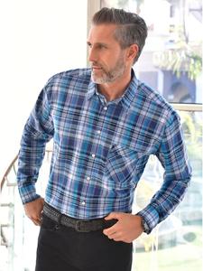 Рубашка с длинными рукавами в синюю клетку WITT WEIDEN