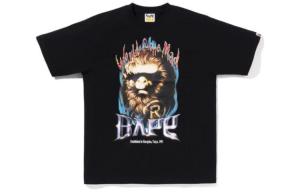Футболка BAPE Ape Head Mad A Bathing Ape, черный